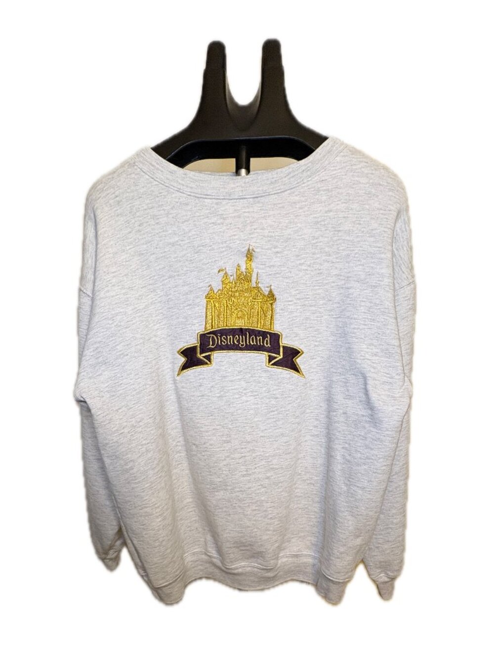 Vintage 80s 90s Mickey Inc Disneyland Castle Sweatshirt Embroidered GUC S/M